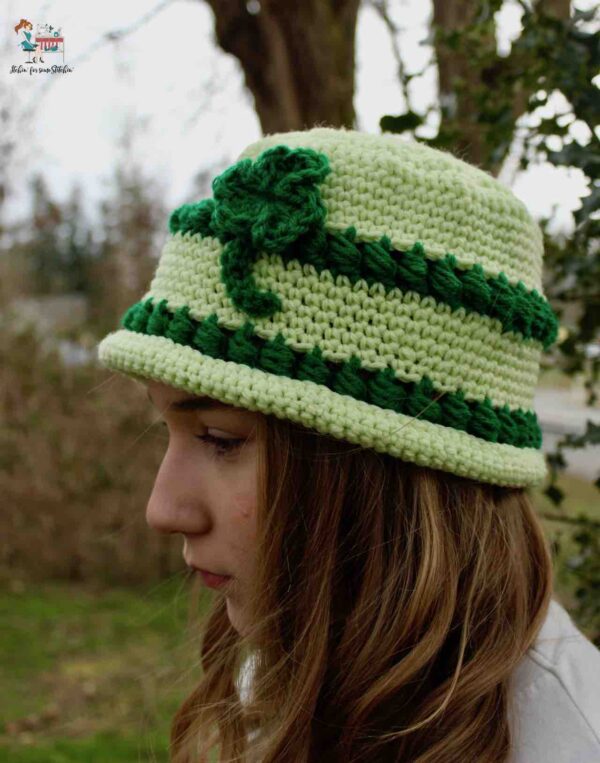 St. Patrick's Day Bowler Hat by itchinforsomestitchin.com