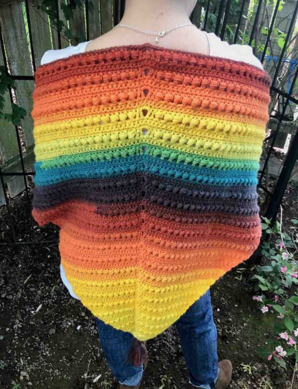 It's a Colorful Summer Triangle Shawl - Image 3