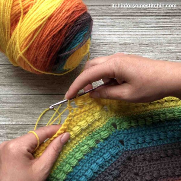 It's a Colorful Summer Triangle Shawl - Image 4