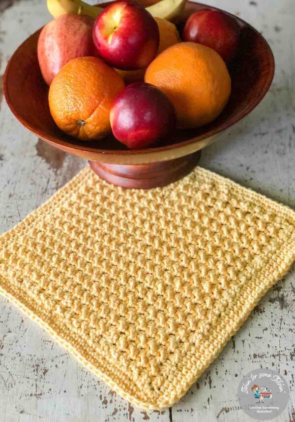 Sunny Days Crunch Stitch Dishcloth Pattern - Image 2