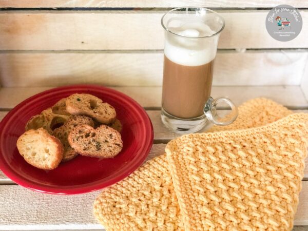 Sunny Days Crunch Stitch Dishcloth Pattern - Image 3