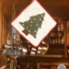 Tapestry Crochet Christmas Tree Potholder - Image 2