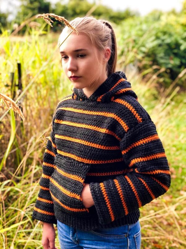 Crochet Hooded Sweater Pattern