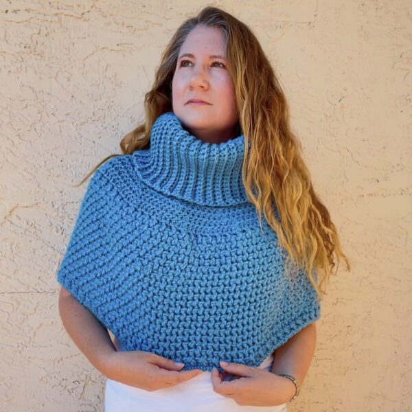 Dahlia Capelet Turtleneck Collar