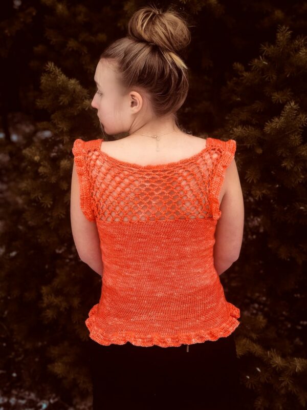 Vesna Ruffle Top - Crochet Pattern